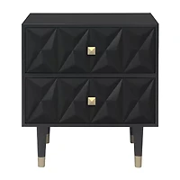 Imperial Bedroom Collection 2-Drawer Nightstand
