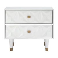 Imperial Bedroom Collection 2-Drawer Nightstand