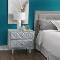 Imperial Bedroom Collection 2-Drawer Nightstand