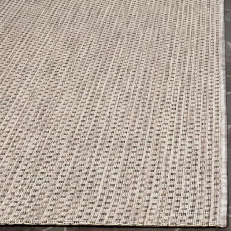 Safavieh Courtyard Collection Flora Geometric Indoor/Outdoor Area Rug