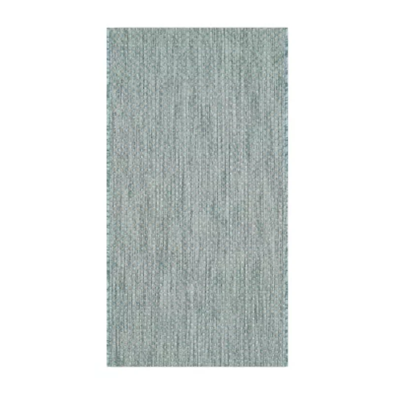 Safavieh Courtyard Collection Flora Geometric Indoor/Outdoor Area Rug