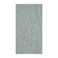 Safavieh Courtyard Collection Flora Geometric Indoor/Outdoor Area Rug
