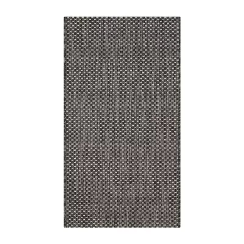 Safavieh Courtyard Collection Flora Geometric Indoor/Outdoor Area Rug