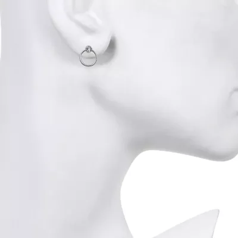 Bijoux Bar Delicates Womens Simulated Pearl 6 Pair Earring Set