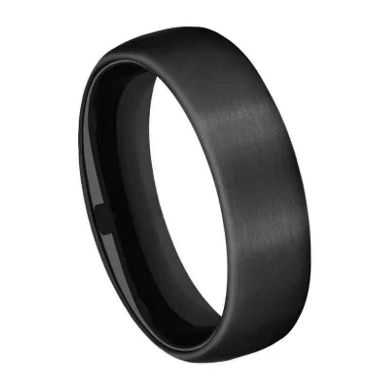 Mens 6MM Titanium Wedding Band
