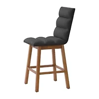 Corliving Boston Dining Collection 2-pc. Upholstered Tufted Bar Stool