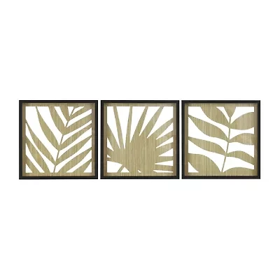 3 Piece Framed Floral Set