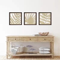 3 Piece Framed Floral Set