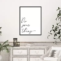 Enchante 19" X 25" Do Your Thing Framed Print