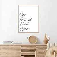 Enchante 19" X 25" Eyes Forward Heart Open Framed Print
