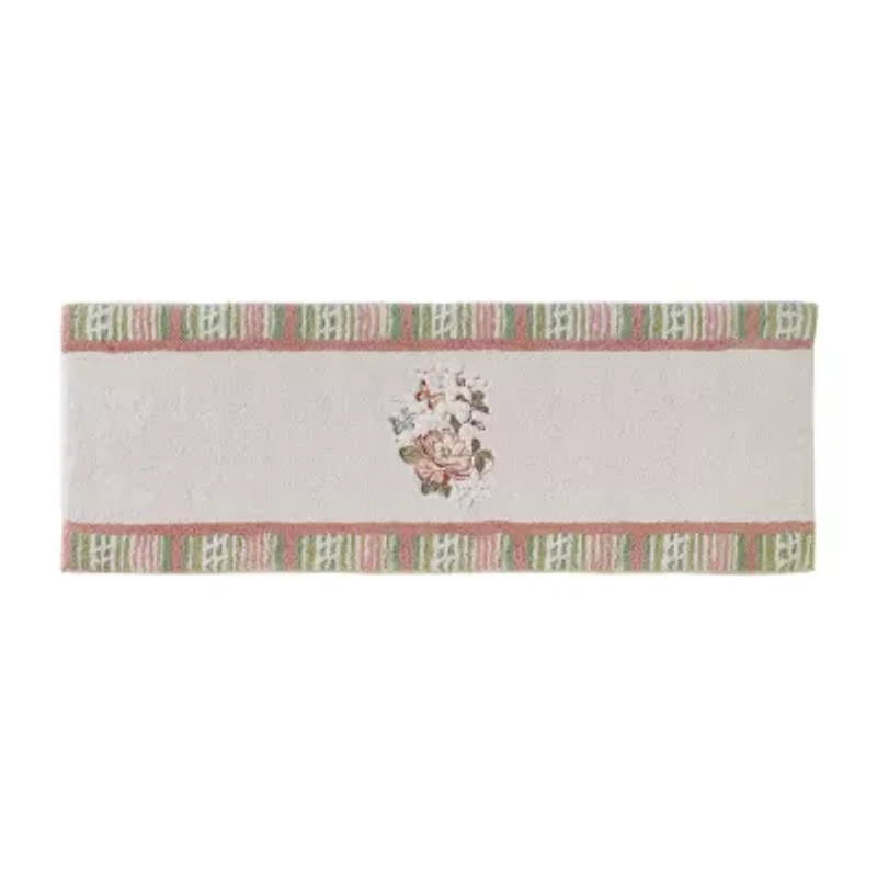 Avanti Butterfly Garden Bath Runner