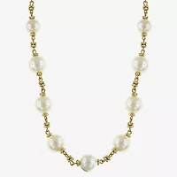 1928 Gold Tone Womens 16 Inch Strand Necklace