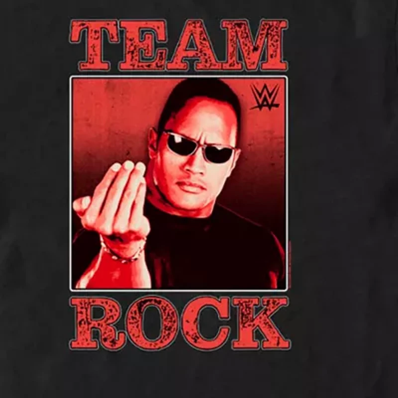 Mens Crew Neck Short Sleeve Classic Fit WWE Graphic T-Shirt