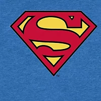 Superman Mens Crew Neck Short Sleeve Regular Fit DC Comics Graphic T-Shirt