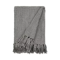 Casual Comfort Slub Yarn Washable Midweight Throw