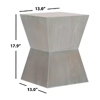 Lotem Curved Square Top Accent Table