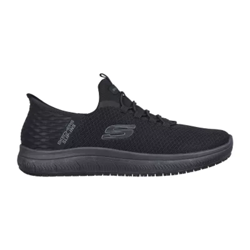Skechers Hands Free Slip-Ins Sumits Colsin Slip Mens Closed Toe Work Shoes