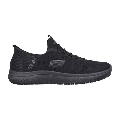 Skechers Hands Free Slip-Ins Sumits Colsin Slip Mens Closed Toe Work Shoes