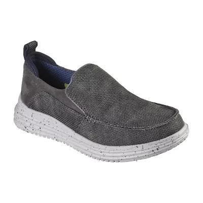 Skechers Proven Renco Mens Round Closed Toe Slip-On Shoe