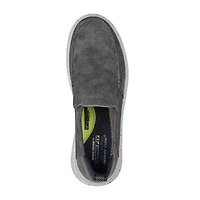 Skechers Proven Renco Mens Round Closed Toe Slip-On Shoe