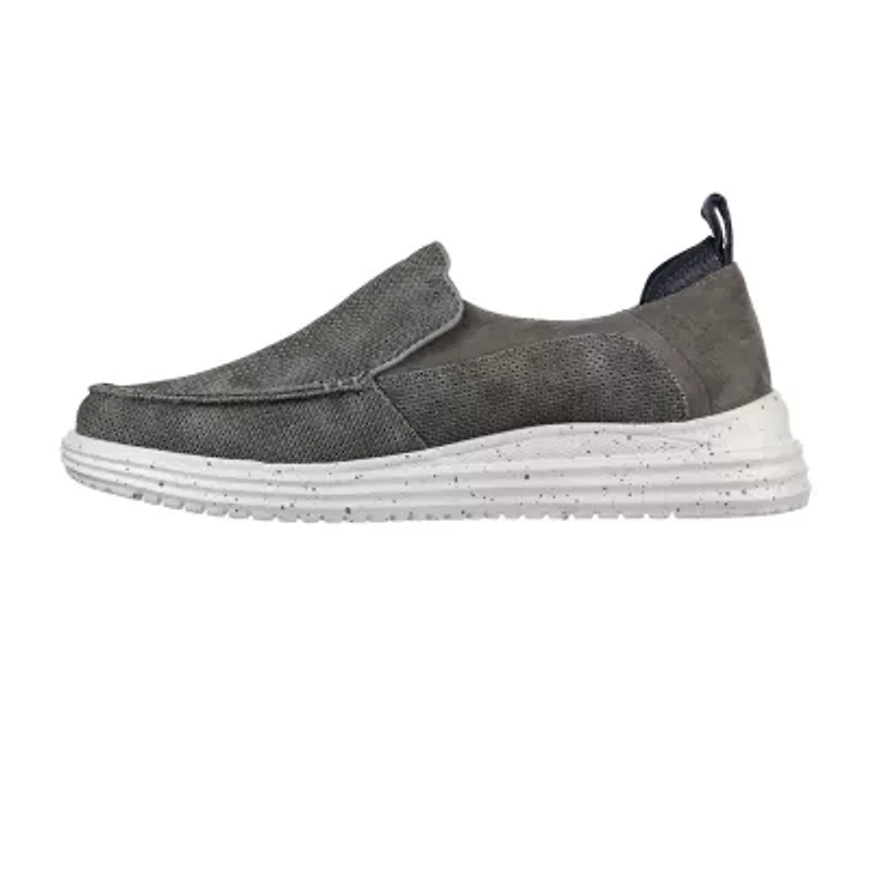 Skechers Proven Renco Mens Round Closed Toe Slip-On Shoe