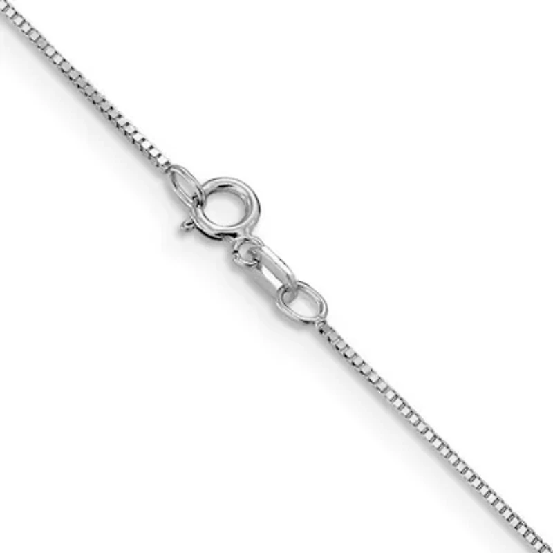 H-I / I1) Womens 1 1/ CT. T.W. Lab Grown White Diamond 10K White Gold Cross 18 Inch Pendant Necklace