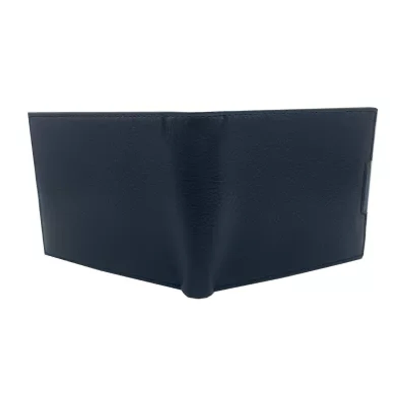 J. Ferrar Leather Pebble Slim Bifold Mens Slim Fold Wallet