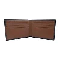 J. Ferrar Leather Pebble Slim Bifold Mens Bifold Wallet