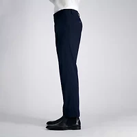 Haggar JMH Grid Mens Regular Fit Dress Flat Front Pant