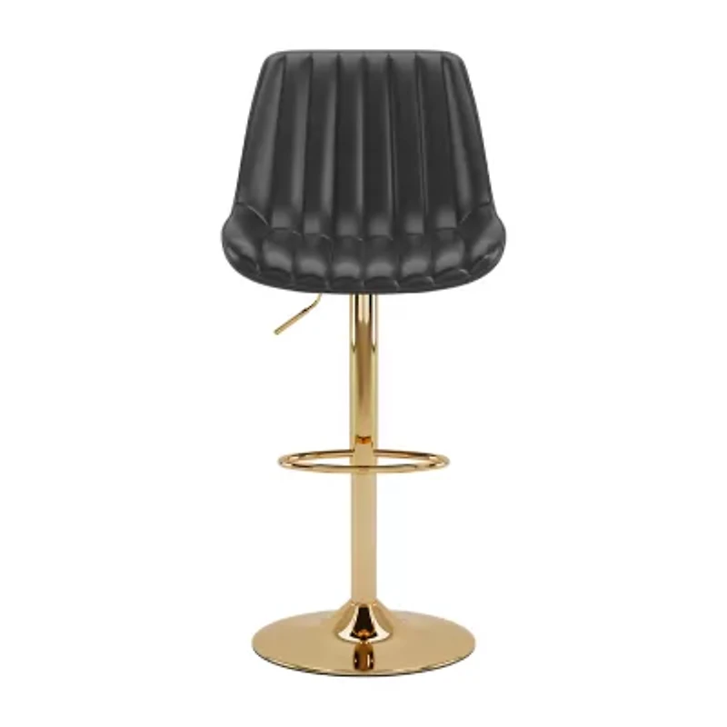 Corliving 2-pc. Upholstered Swivel Bar Stool