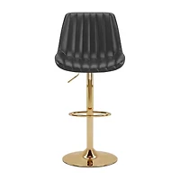 Corliving 2-pc. Upholstered Swivel Bar Stool