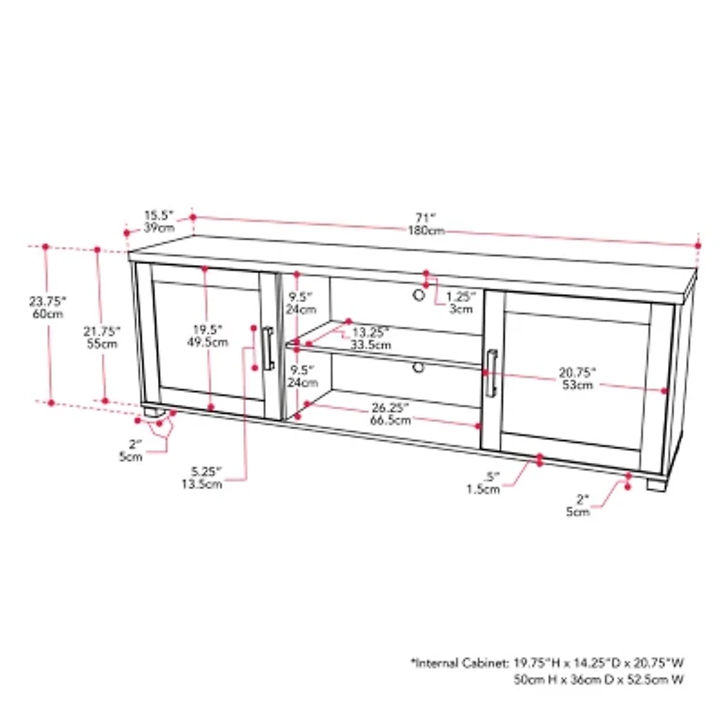 Corliving Virlomi TV Stand