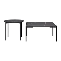 Corliving Versatile 2-Piece Coffee Table Set