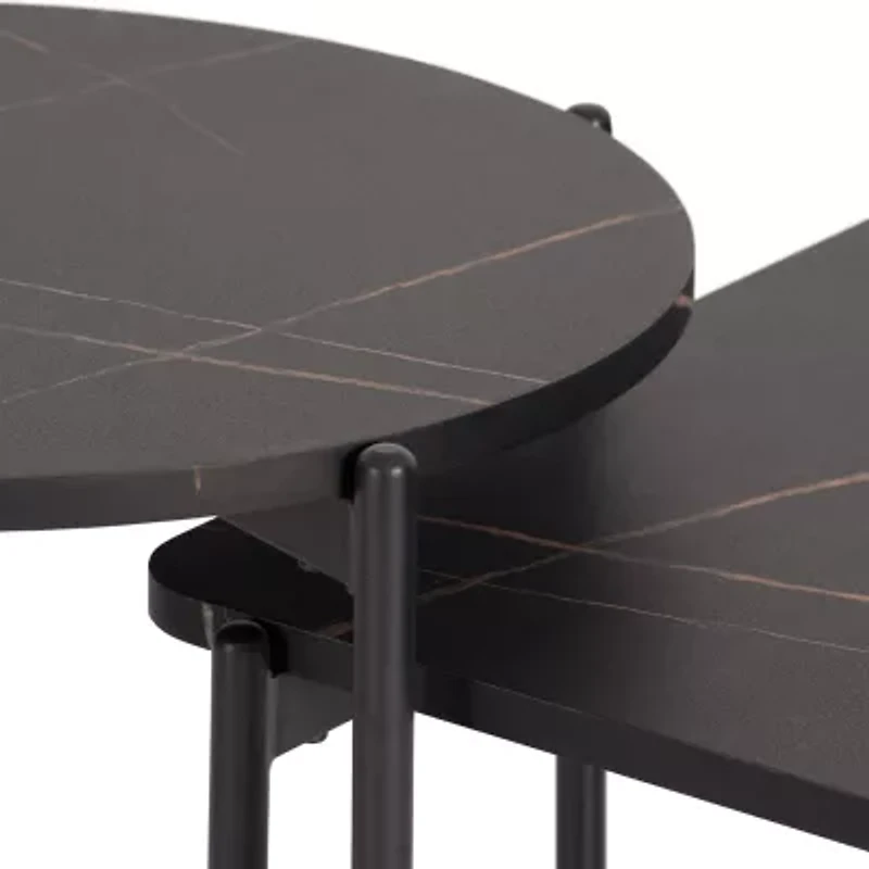 Corliving Versatile 2-Piece Coffee Table Set