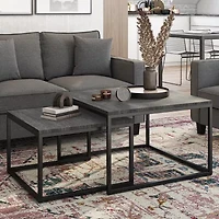 Corliving 2-pc. Nesting Tables