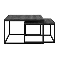 Corliving 2-pc. Nesting Tables