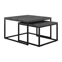 Corliving 2-pc. Nesting Tables