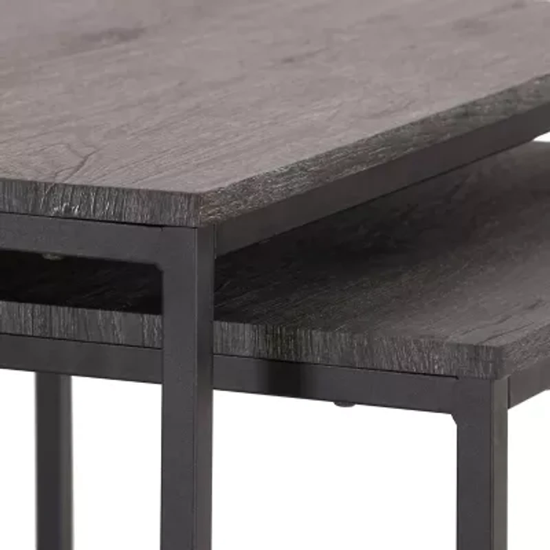 Corliving 2-pc. Nesting Tables