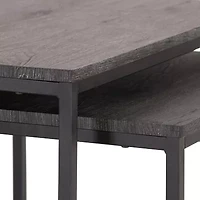 Corliving 2-pc. Nesting Tables