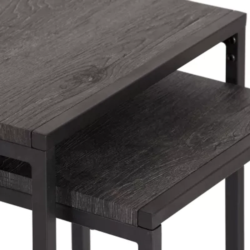 Corliving 2-pc. Nesting Tables