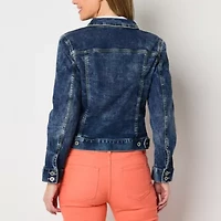 Liz Claiborne Womens Denim Lightweight Jacket