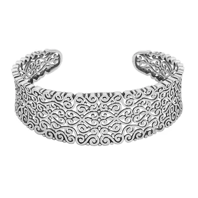 Sterling Silver Filigree Cuff Bracelet