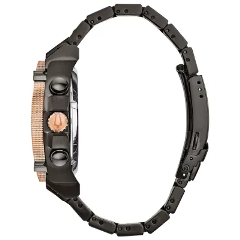 Bulova Precisionist Mens Two Tone Stainless Steel Bracelet Watch 98d149