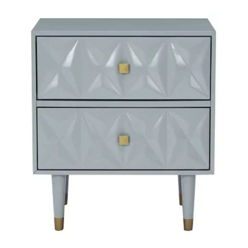 Imperial Bedroom Collection 2-Drawer Nightstand