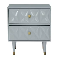 Imperial Bedroom Collection 2-Drawer Nightstand