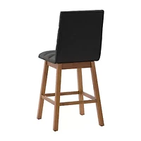 Corliving Boston Dining Collection 2-pc. Upholstered Tufted Bar Stool