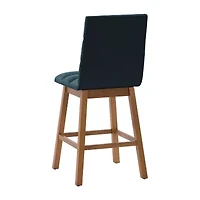 Corliving Boston Dining Collection 2-pc. Upholstered Tufted Bar Stool