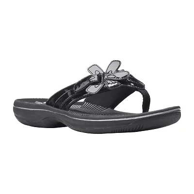 Clarks Cloudsteppers Womens Brinkley Flora Flip-Flops