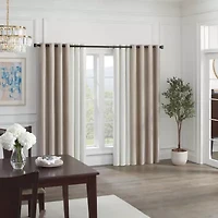 Eclipse Shimmer Grommet Top Energy Saving Blackout Single Curtain Panel