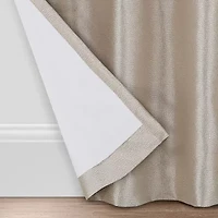 Eclipse Shimmer Grommet Top Energy Saving Blackout Single Curtain Panel